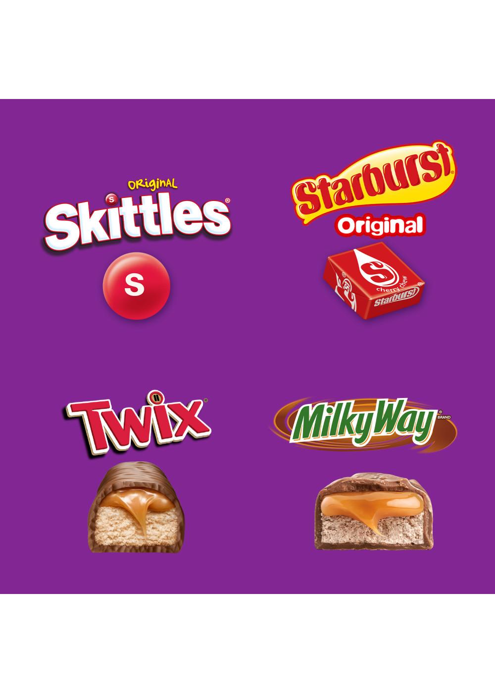 Twix, Milky Way, Skittles, & Starburst Assorted Minis Candy - Party Size; image 4 of 5