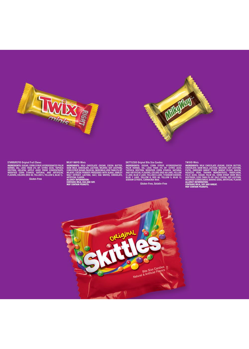 Twix, Milky Way, Skittles, & Starburst Assorted Minis Candy - Party Size; image 9 of 10
