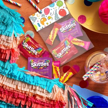 Skittles & Starburst Assorted Fun Size Chewy Candy - Party Size