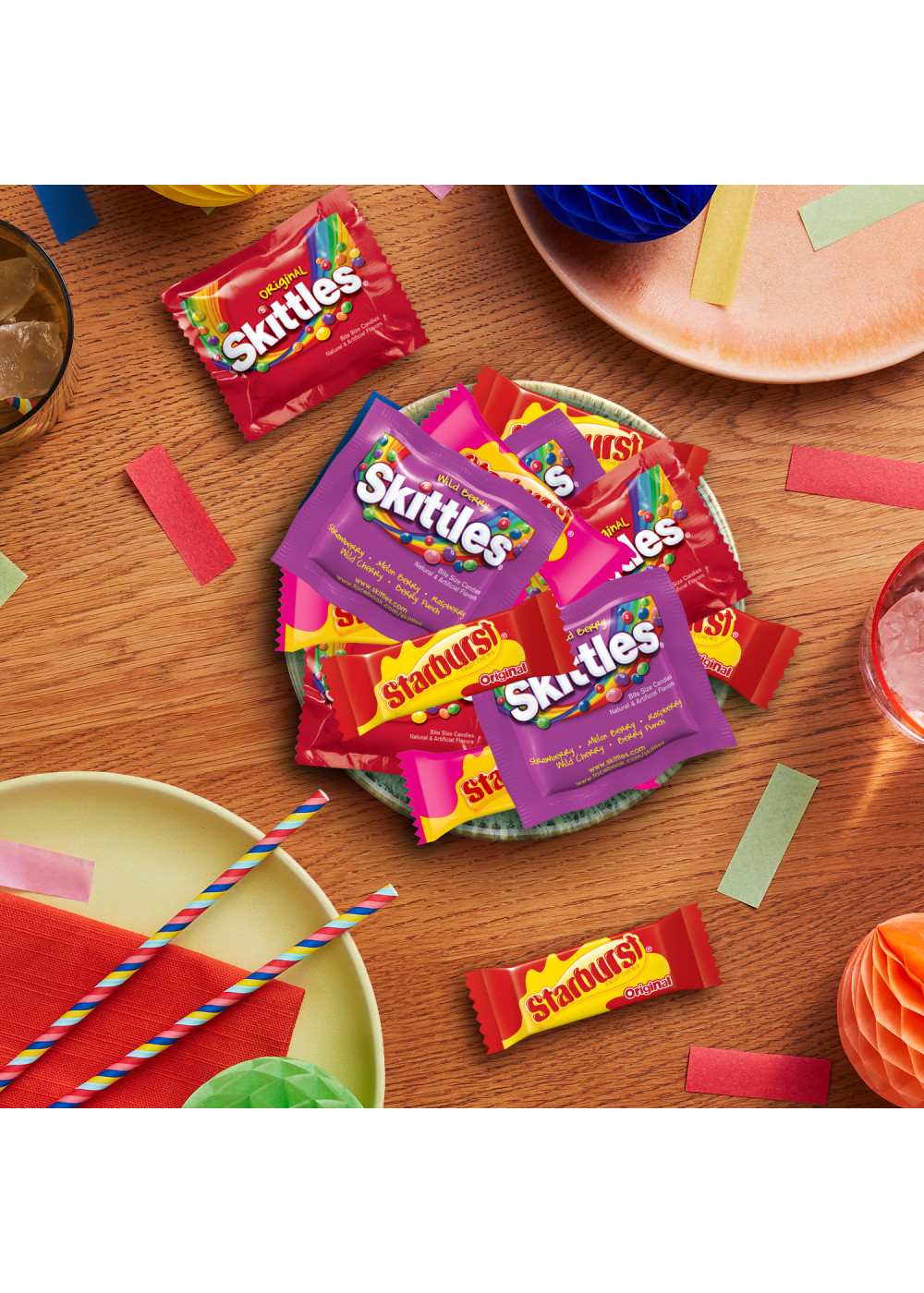 Skittles & Starburst Assorted Fun Size Candy - Party Size; image 4 of 6