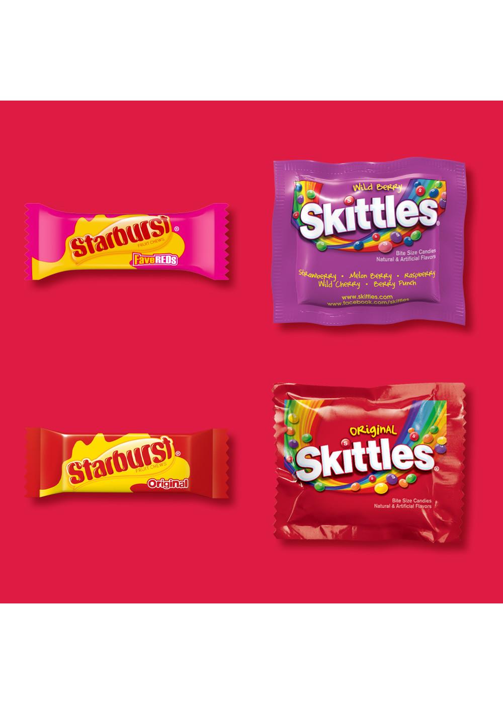 Skittles & Starburst Assorted Fun Size Candy - Party Size; image 5 of 6