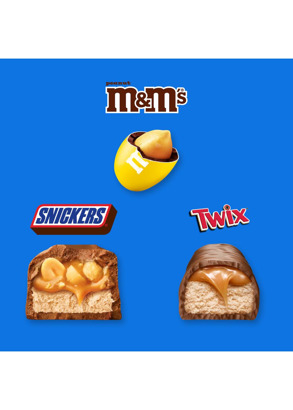 M&M'S, Snickers, & Twix Assorted Fun Size Chocolate Candy - Sharing Size; image 3 of 10
