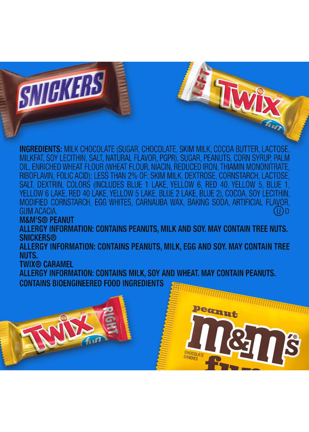 M&M'S, Snickers, & Twix Assorted Fun Size Chocolate Candy - Sharing Size; image 10 of 10