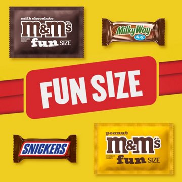 M&M'S, Snickers, & Milky Way Assorted Fun Size Chocolate Candy - Party Size