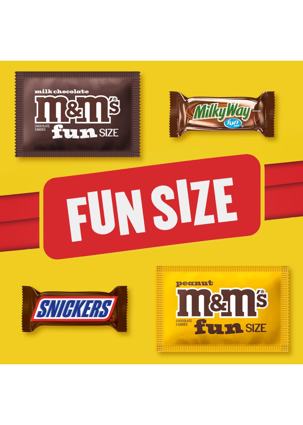 M&M'S, Snickers, & Milky Way Assorted Fun Size Chocolate Candy - Party Size; image 2 of 7