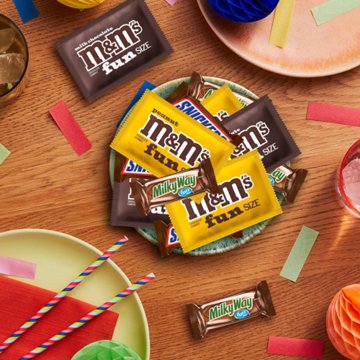 M&M'S, Snickers, & Milky Way Assorted Fun Size Chocolate Candy - Party Size