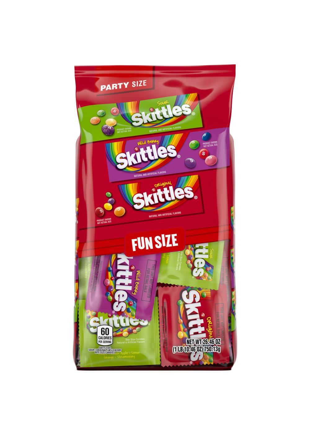 Skittles Assorted Fun Size Chewy Fruit Candy - Party Size; image 10 of 10