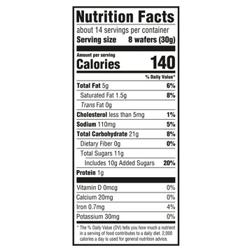 Nilla Wafers Cookies - Family Size, 15 oz