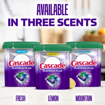 Cascade Platinum Plus Dawn Dishwasher Pods - Lemon Scent