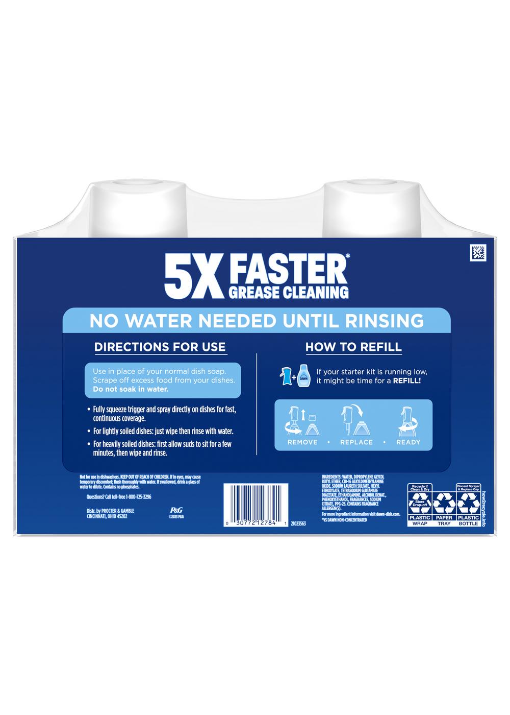 Dawn Platinum Plus Powerwash Dish Spray Refill Value Pack - Fresh; image 2 of 2