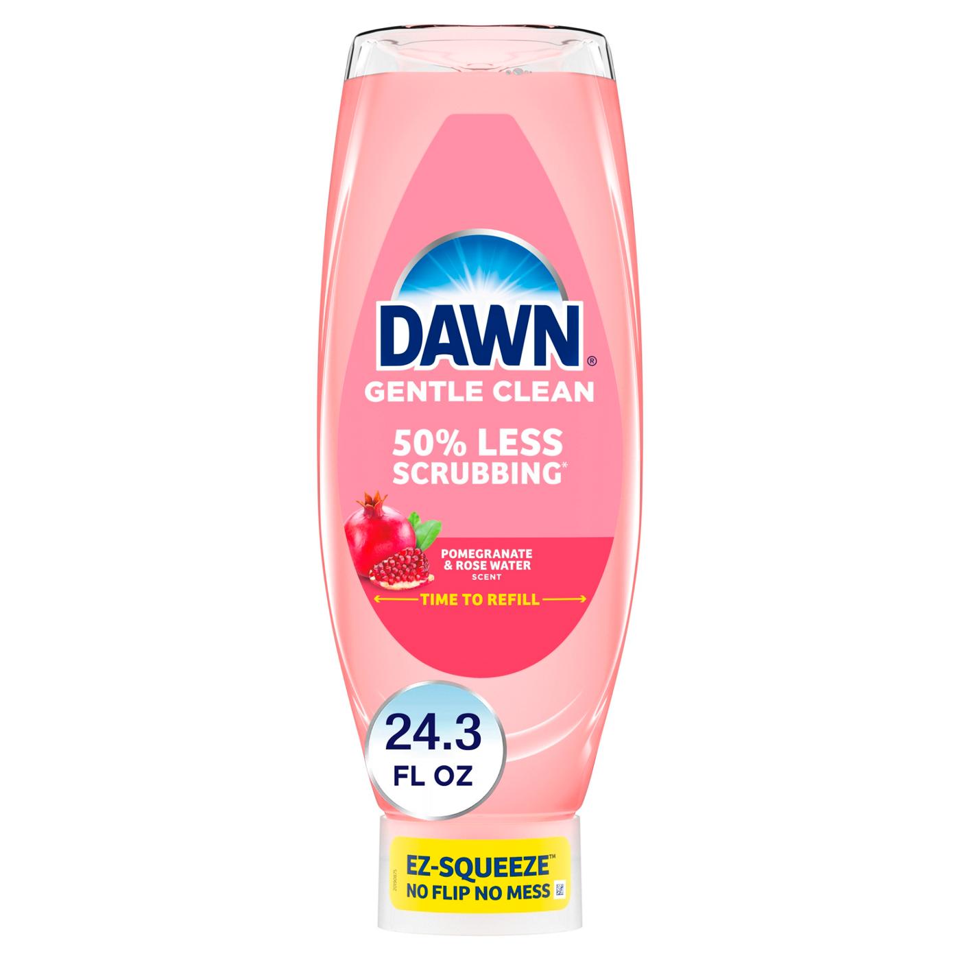 Dawn Gentle Clean EZSqueeze Liquid Dish Soap Pomegranate & Rose