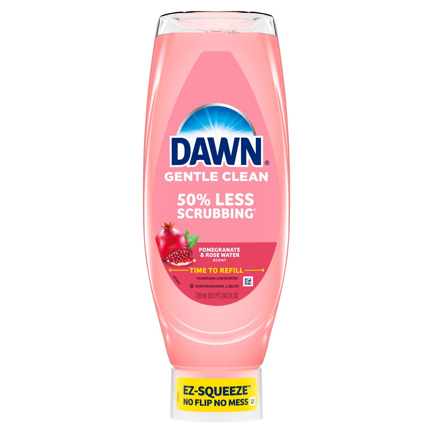 Dawn Gentle Clean EZ-Squeeze Liquid Dish Soap - Pomegranate & Rose Water; image 9 of 10