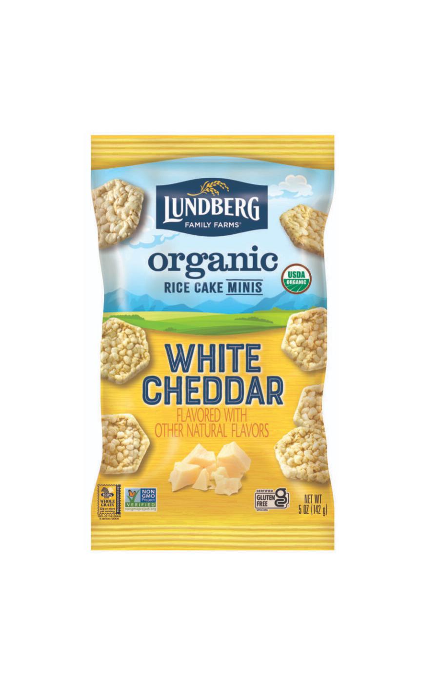 Lundberg White Cheddar Organic Rice Cake Minis; image 1 of 2