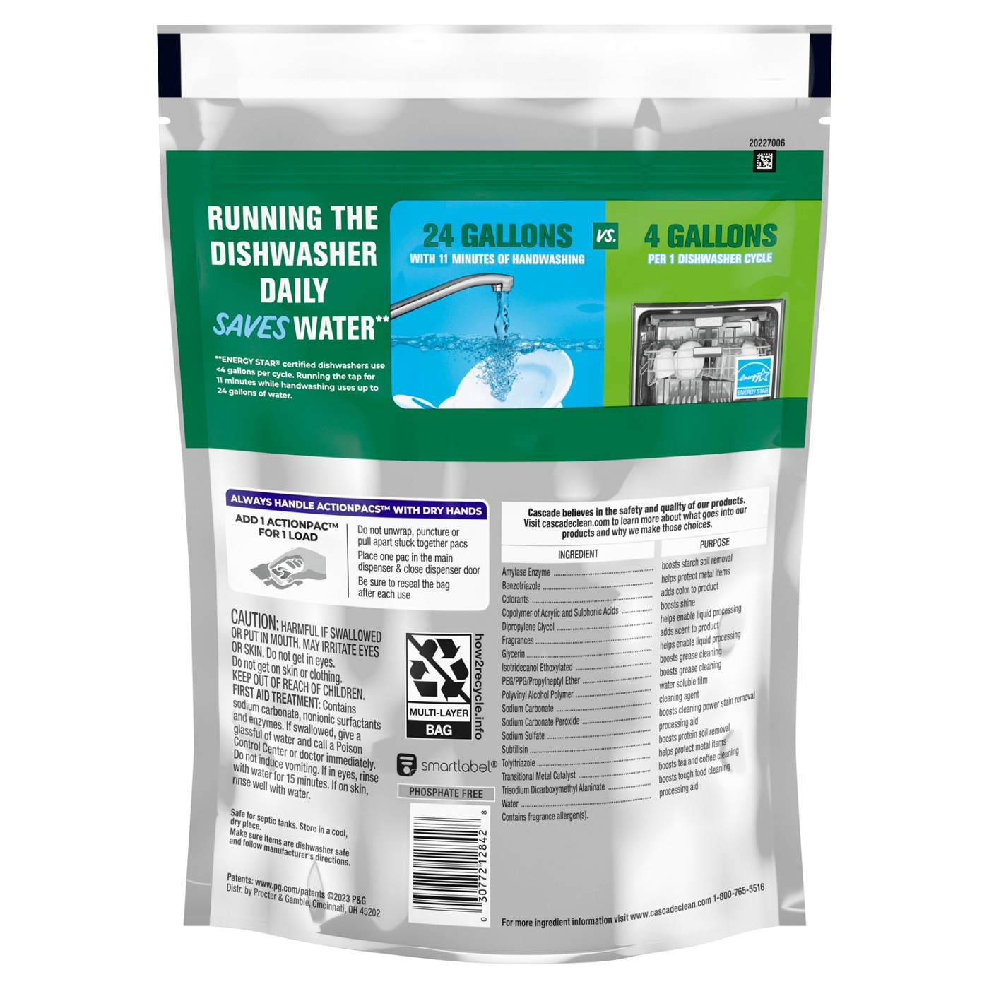 Cascade Platinum Dishwasher Pods, Fresh Scent; image 3 of 17