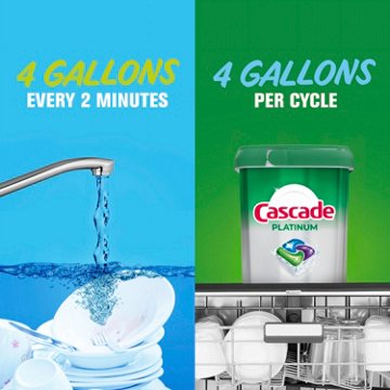 Cascade Platinum Action Pacs Dawn Dishwasher Pods - Fresh Scent