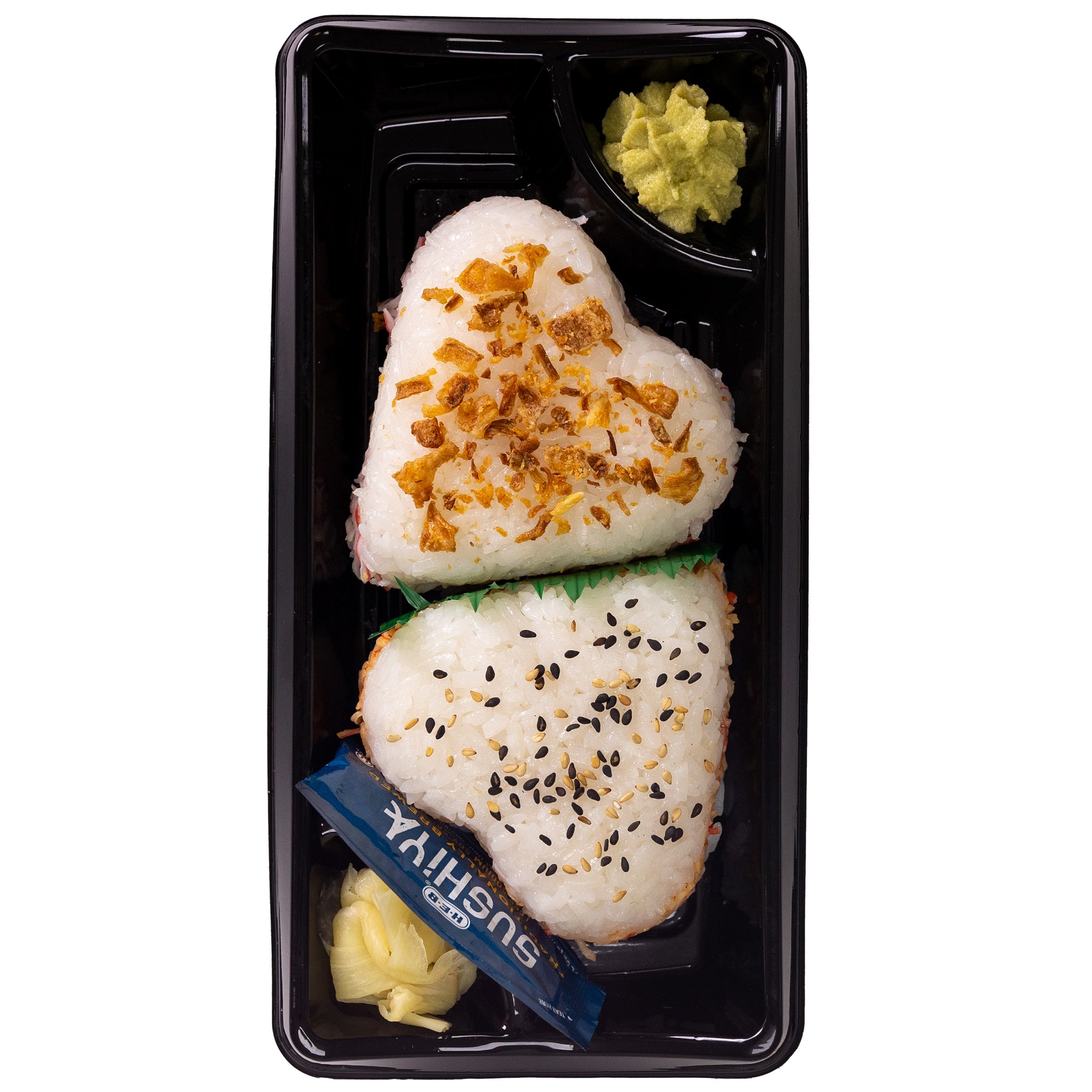 H-E-B Sushiya Valentine’s Day Perfect Pair Combo Onigiri Imitation Crab ...