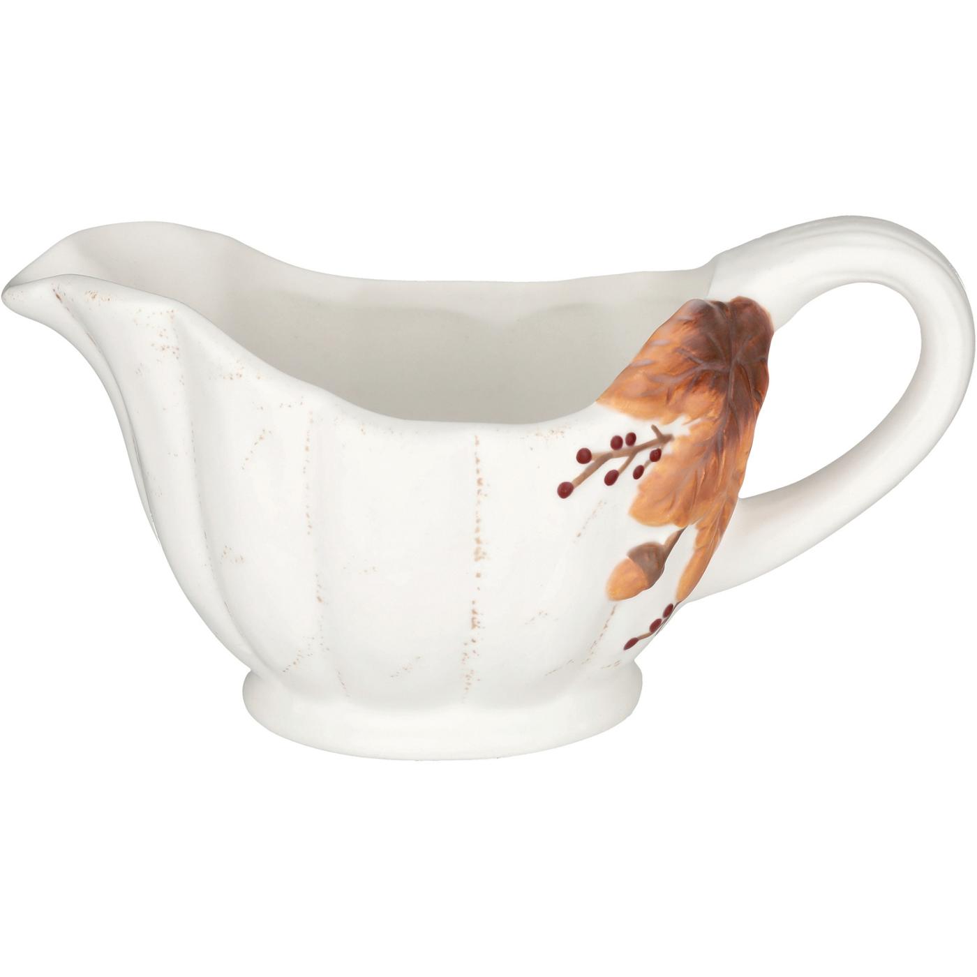 Destination Holiday Fall Pumpkin Gravy Boat; image 1 of 2