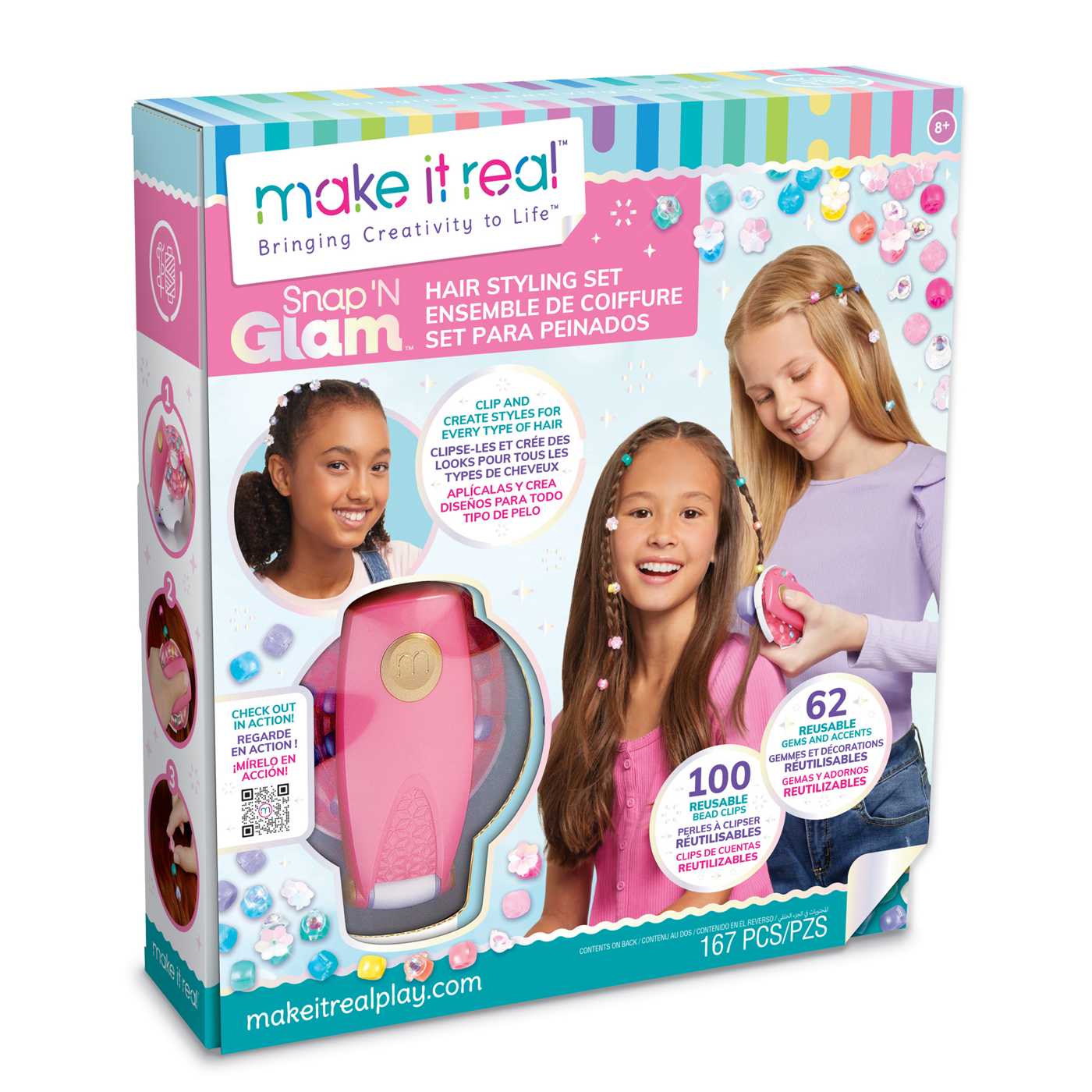 Make It Real Snap 'N Glam Hair Styling Set; image 1 of 5