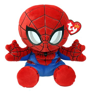Ty Spider-Man Beanie Babies Plush, 13"