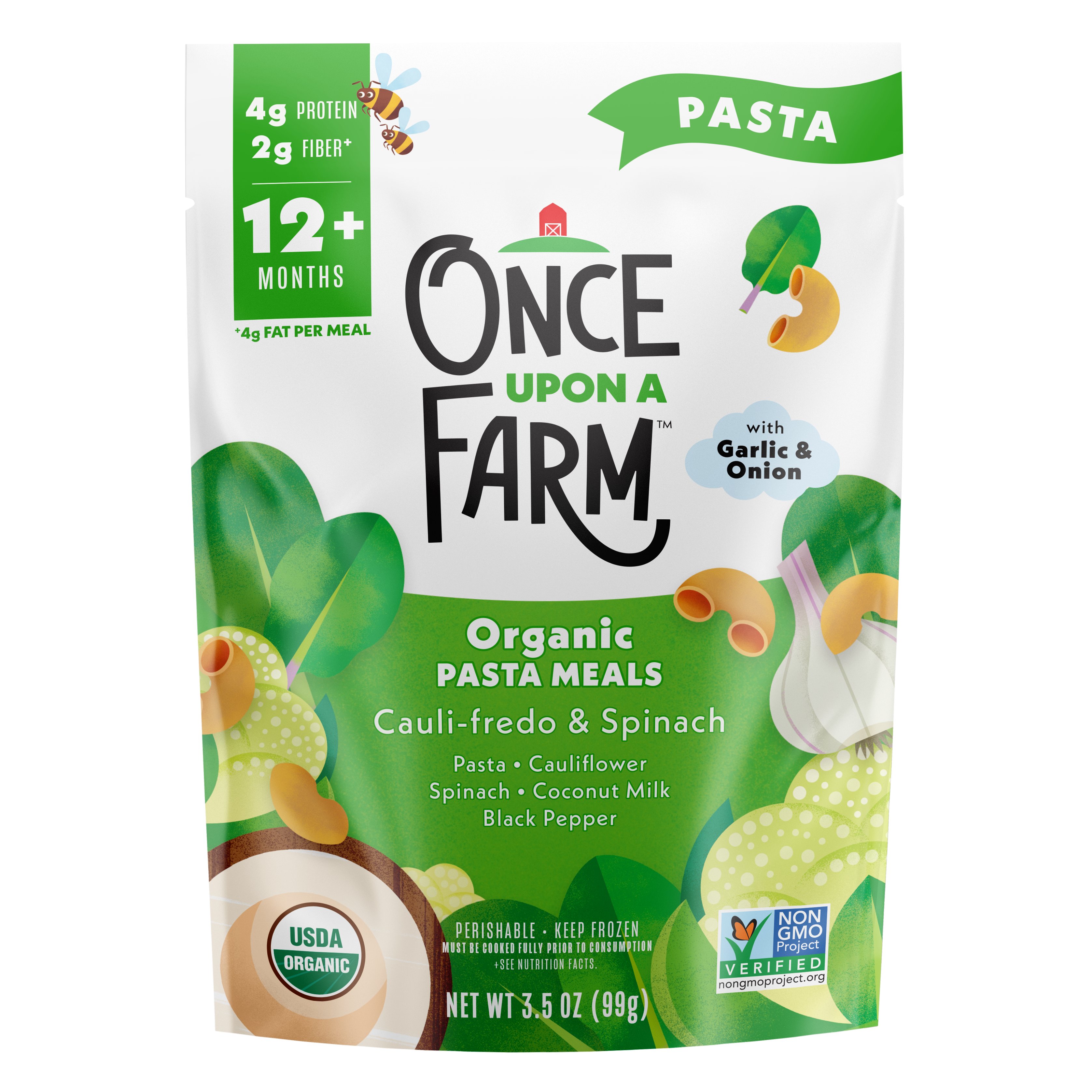Once Upon a Farm Organic Pasta Meals Caulifredo & Spinach Shop