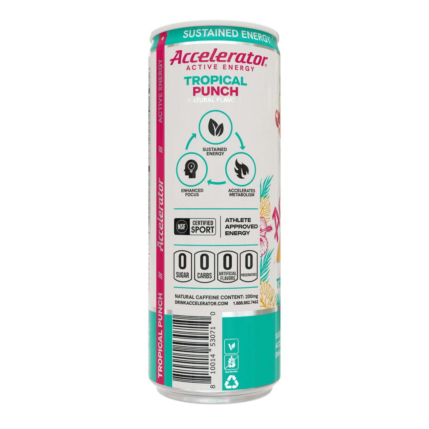 Accelerator Zero Sugar Energy Drink - Tropical Punch; image 3 of 5