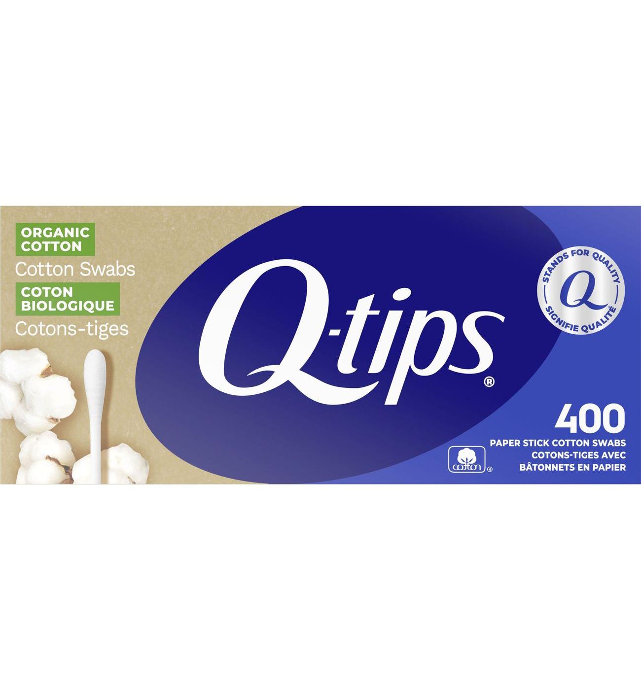Q-tips Organic Cotton Swabs; image 1 of 2