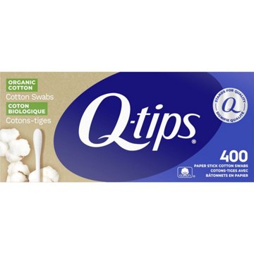 Q-tips Organic Cotton Swabs, 400 ct