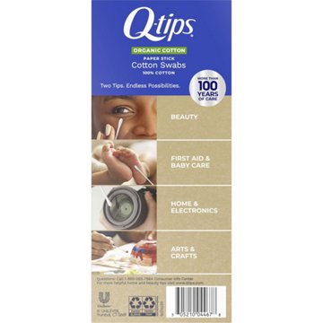 Q-tips Organic Cotton Swabs, 400 ct