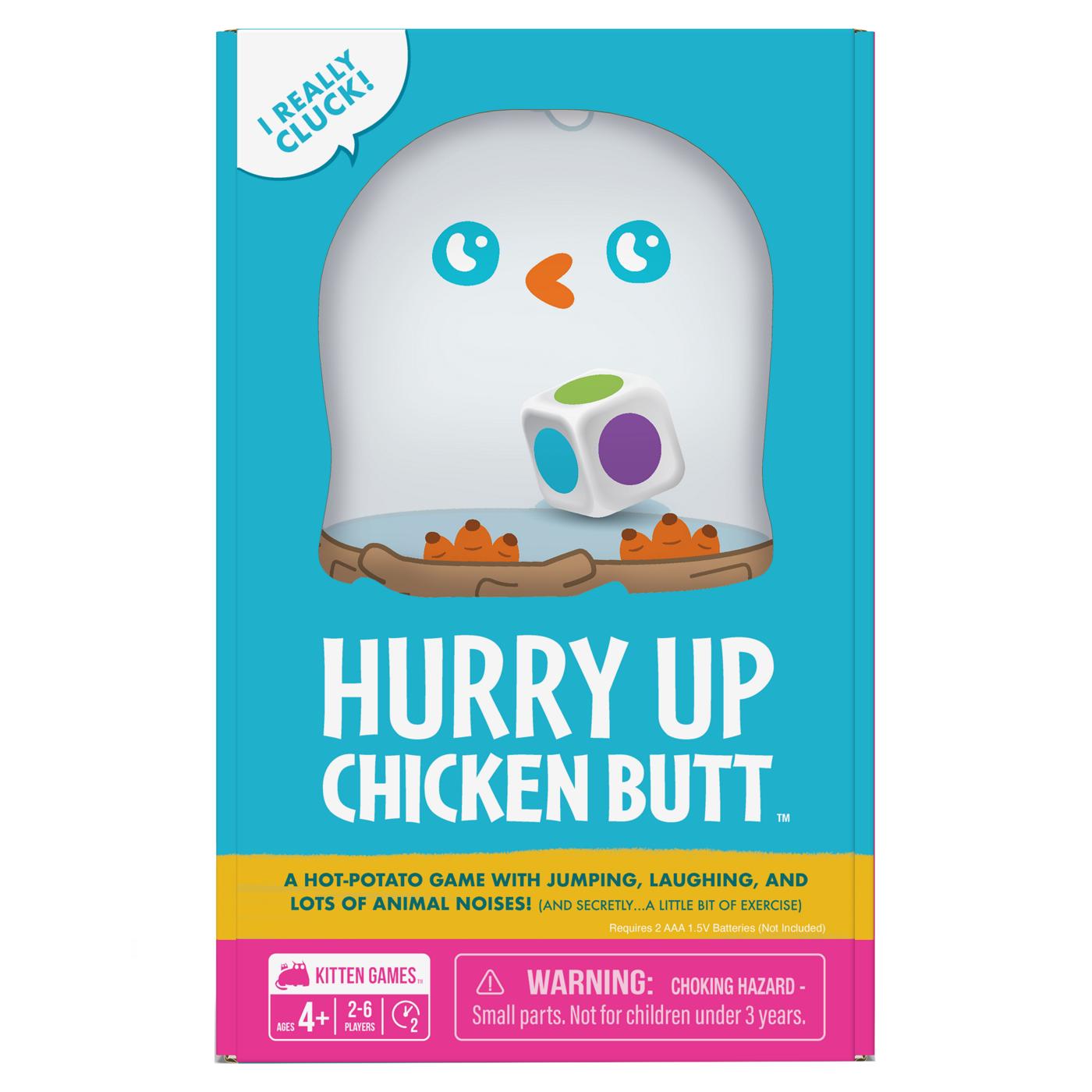 Hurry Up Chicken Butt Kids Party Game; image 1 of 3