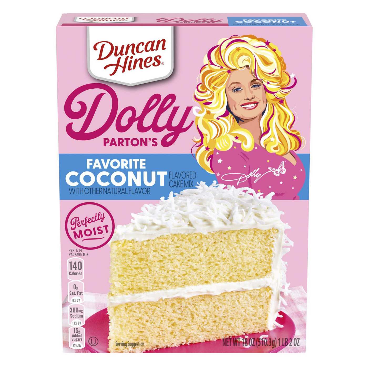 Duncan Hines Dolly Parton's Favorite Coconut Cake Mix Shop Baking