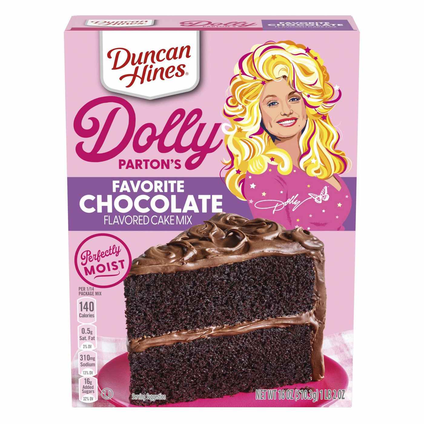 Duncan Hines Dolly Parton's Favorite Chocolate Cake Mix; image 1 of 4