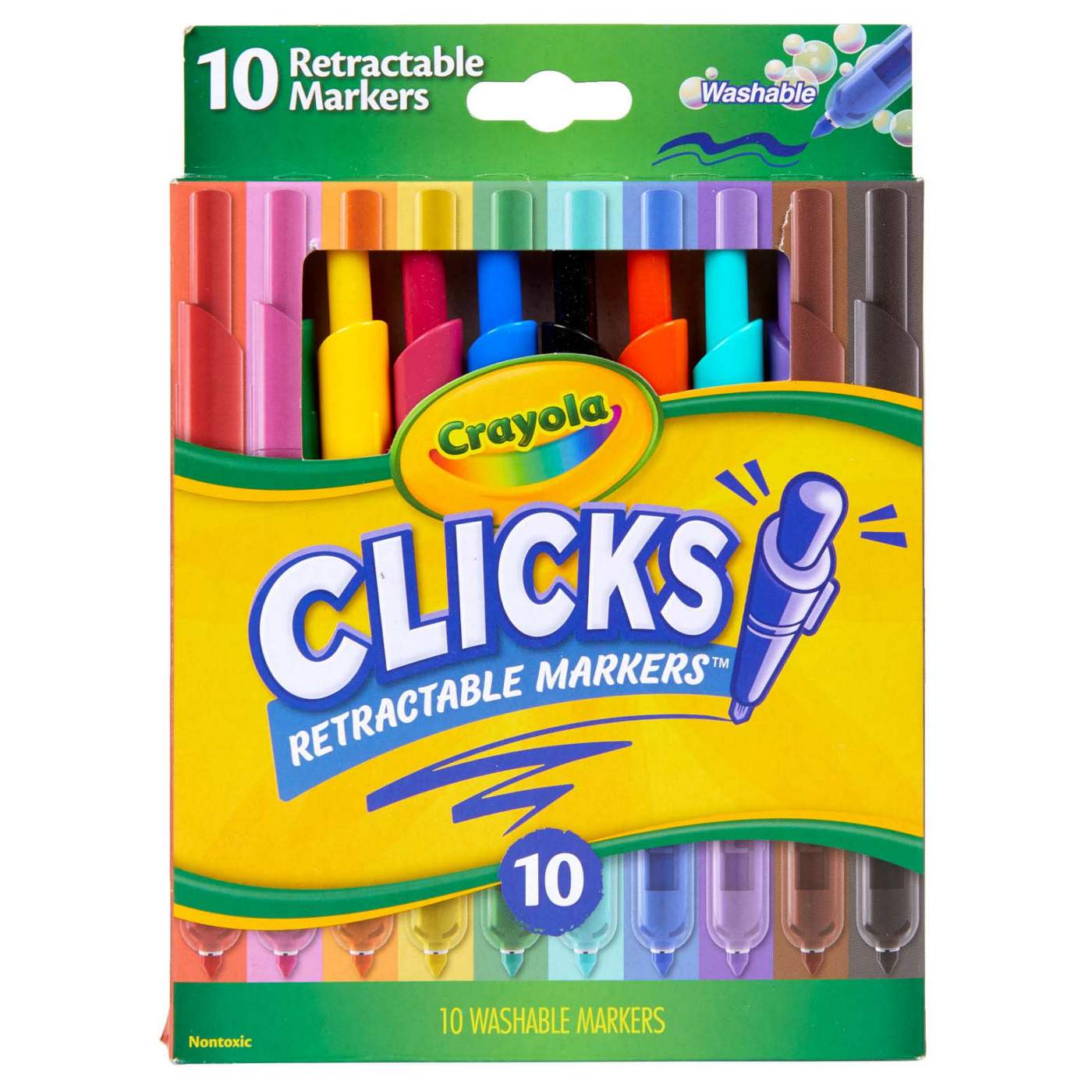 Crayola Clicks Retractable Washable Markers; image 1 of 3