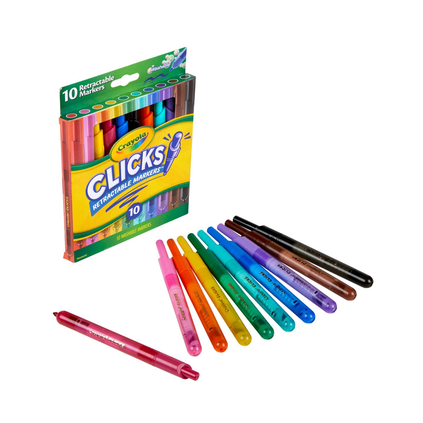 Crayola Clicks Retractable Washable Markers; image 2 of 3