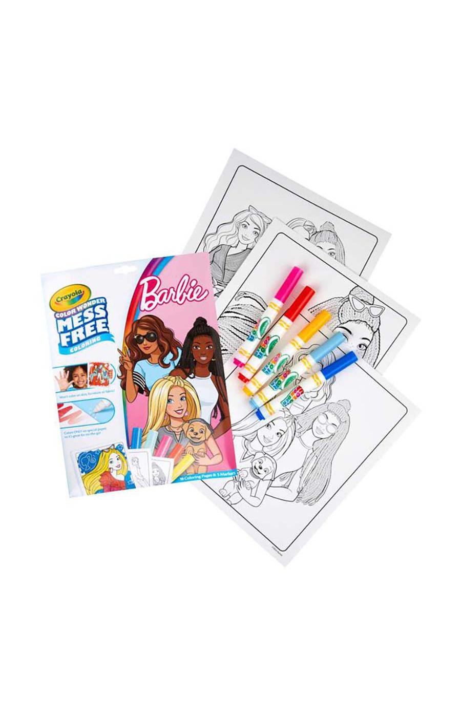 Crayola Color Wonder Mess Free Barbie Coloring Kit - Shop Books ...