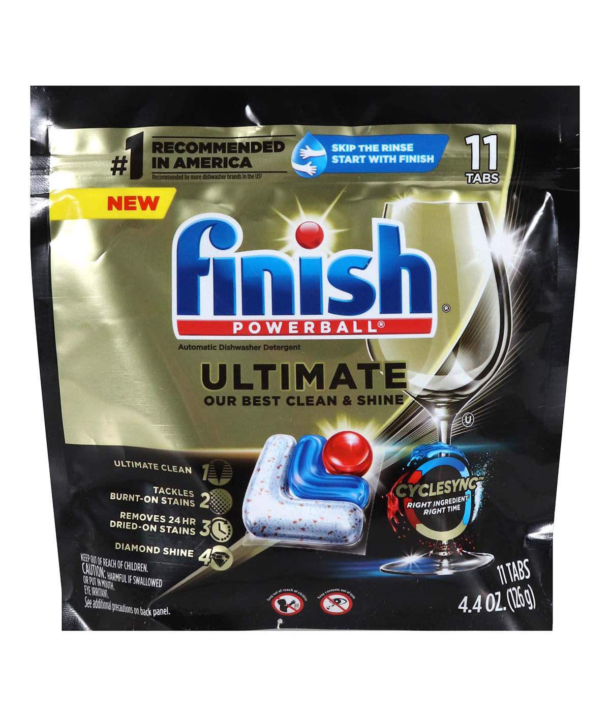 Finish Powerball Powerball Ultimate Dishwasher Detergent Tabs; image 1 of 2