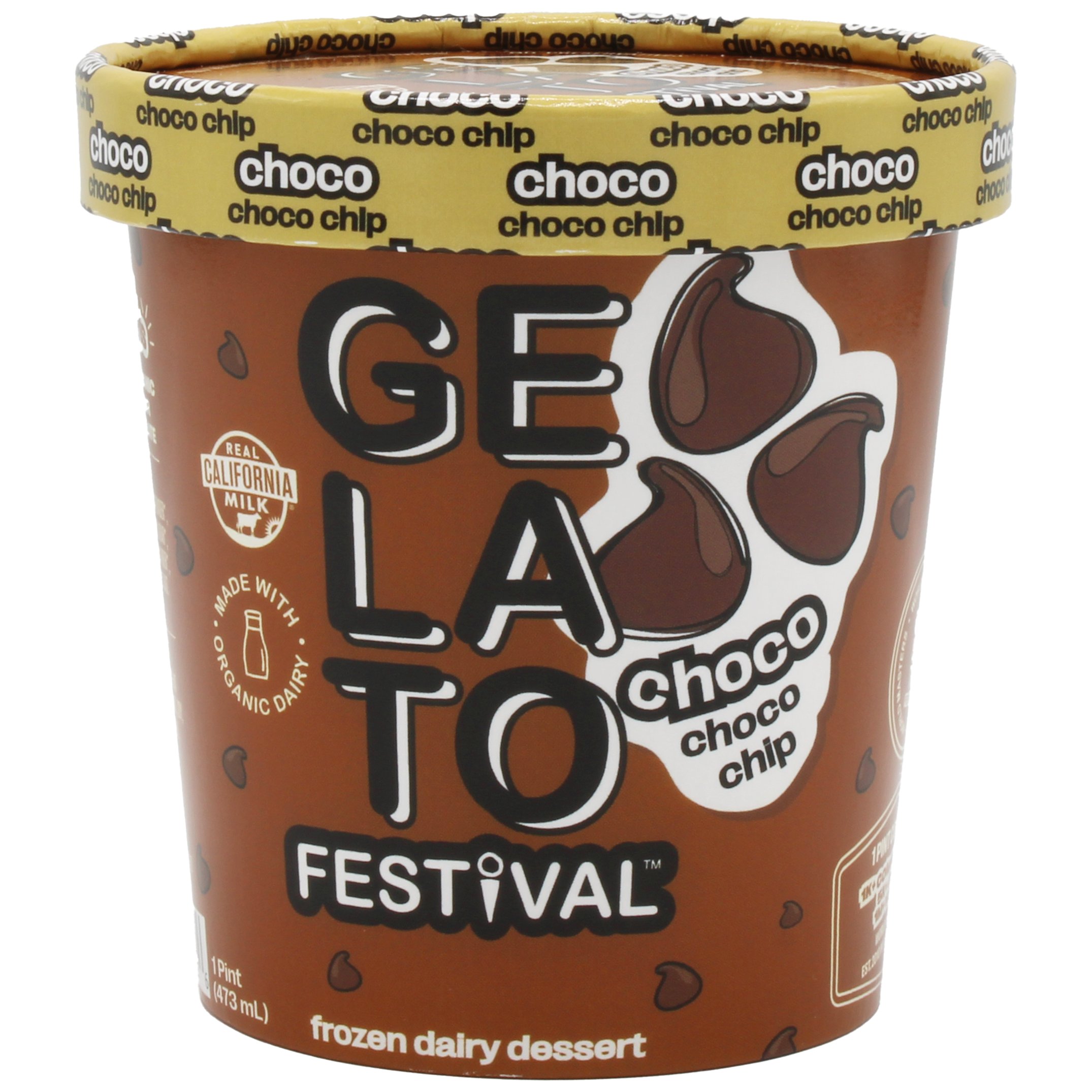 chocotto Gelato Festival Chocolate Choco Chip Gelato, 1 pt | Central Market