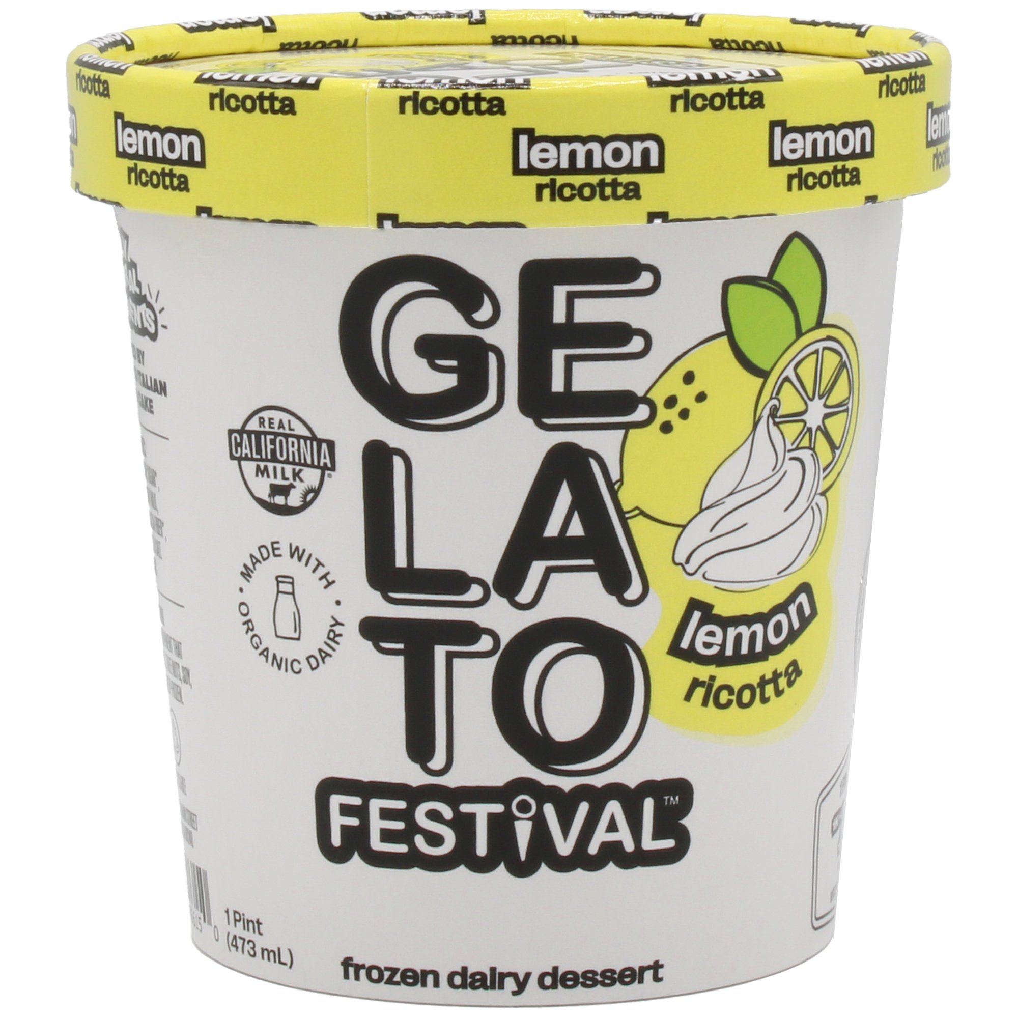 Gelato Festival Lemon Ricotta Gelato, 1 pt | Central Market