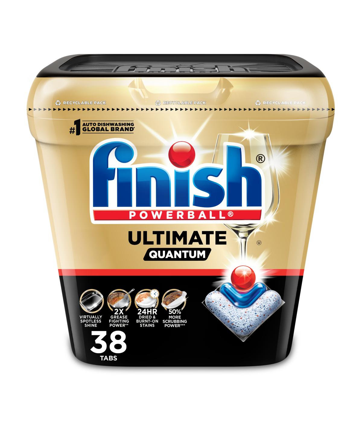 Finish Ultimate Quantum Dishwasher Detergent Pods; image 1 of 5