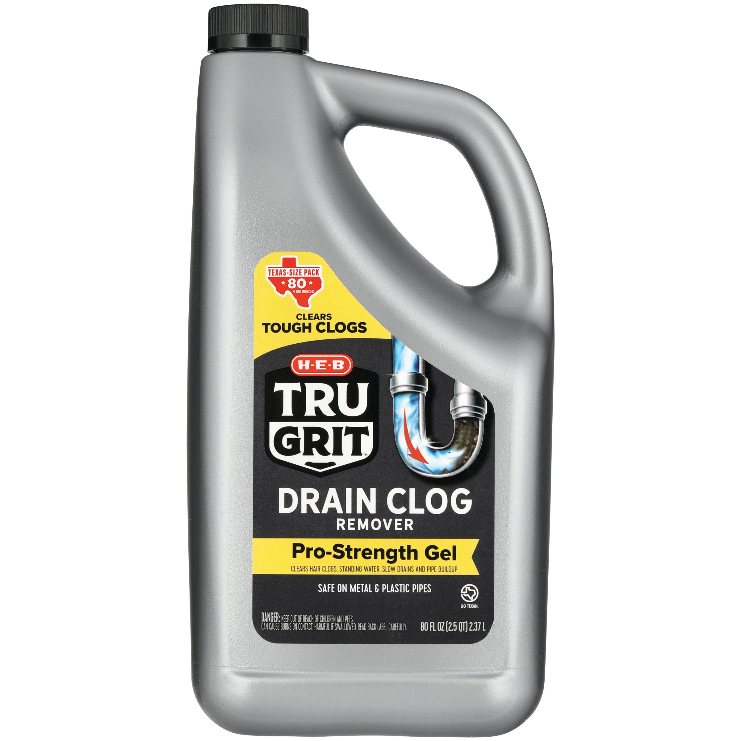 H-E-B Tru Grit Drain Clog Remover - Texas-Size Pack - Shop Drain ...