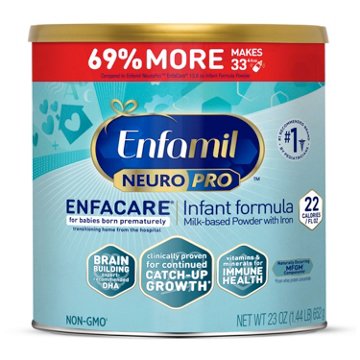 Enfamil NeuroPro EnfaCare Milk Based Premature Infant Formula with Iron, 23 oz