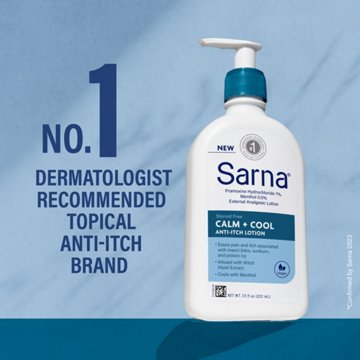 Sarna Calm & Cool Anti-Itch Steroid Free Lotion, 7.5 oz