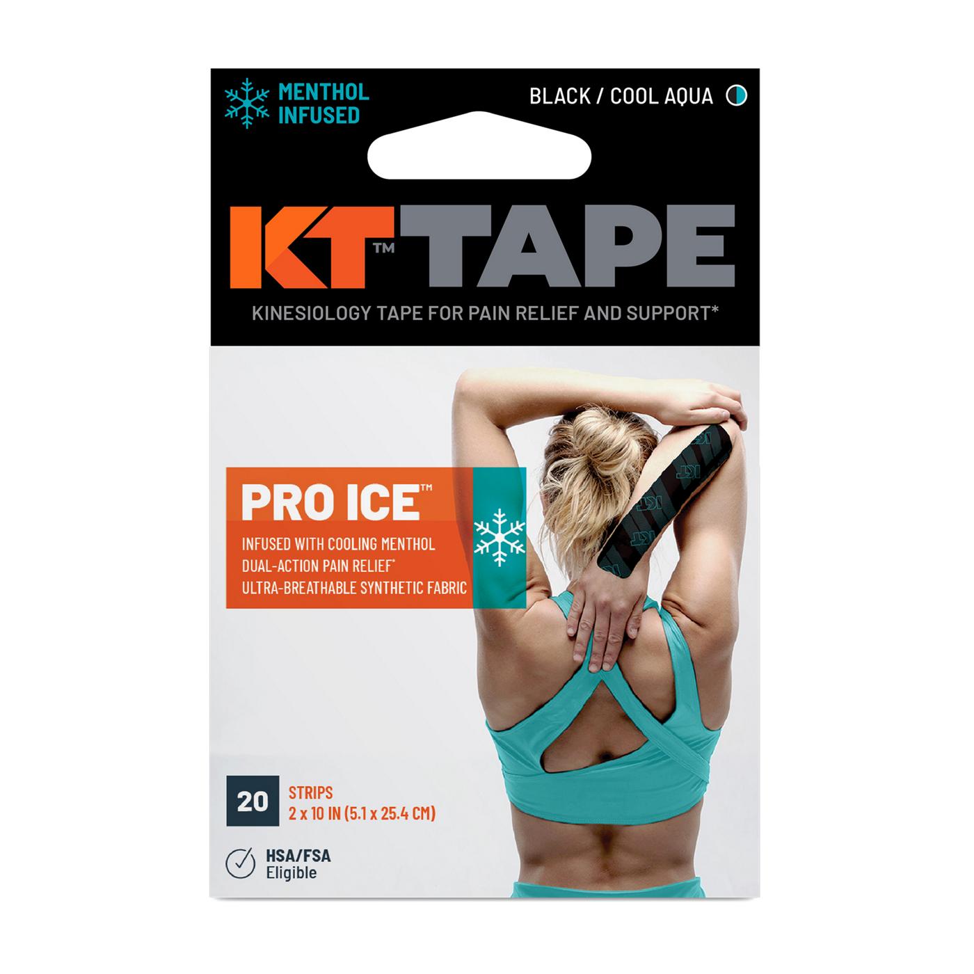 KT Tape Pro Ice Strips - Black; image 1 of 3