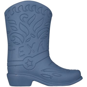 Foundry Candle Co. Smoked Leather Scented Cowboy Boot Shape Candle - Navy