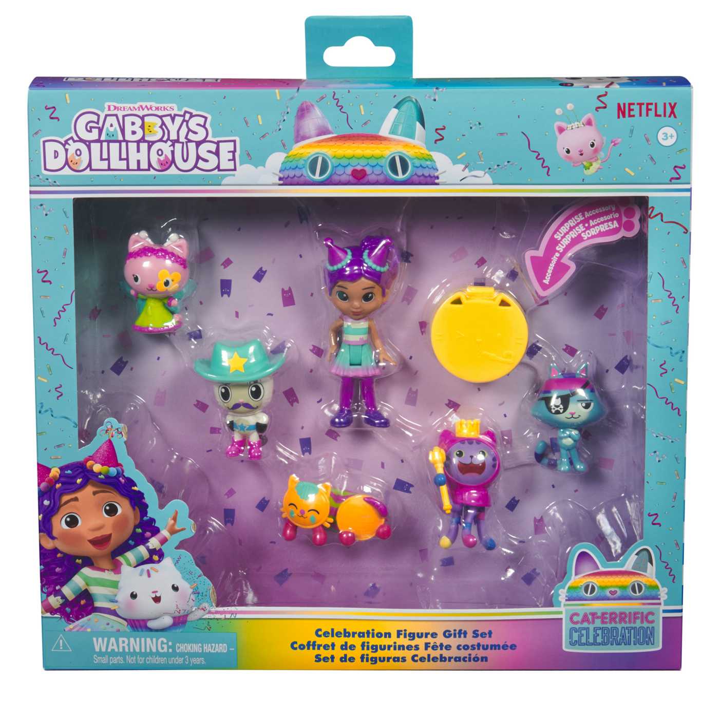 Gabby's Dollhouse Celebration Figure Gift Set; image 1 of 4