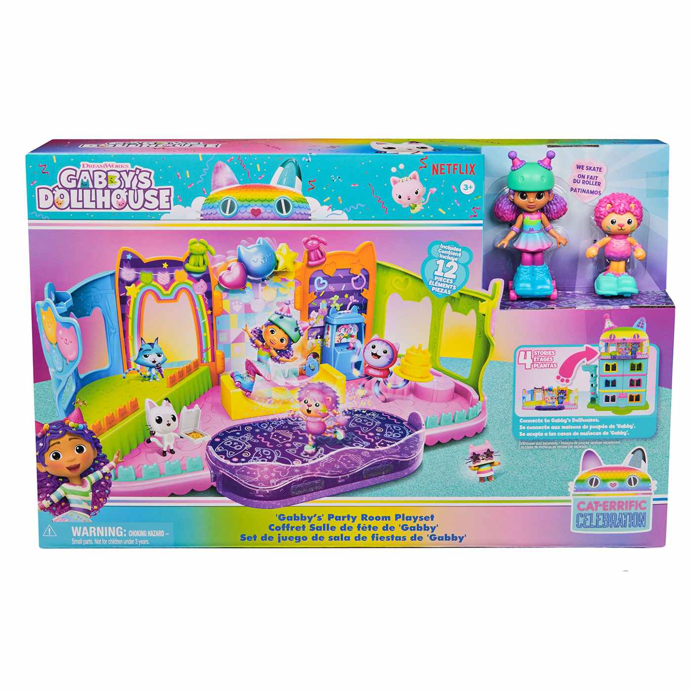 Gabby's Dollhouse Party Room Playset; image 1 of 4