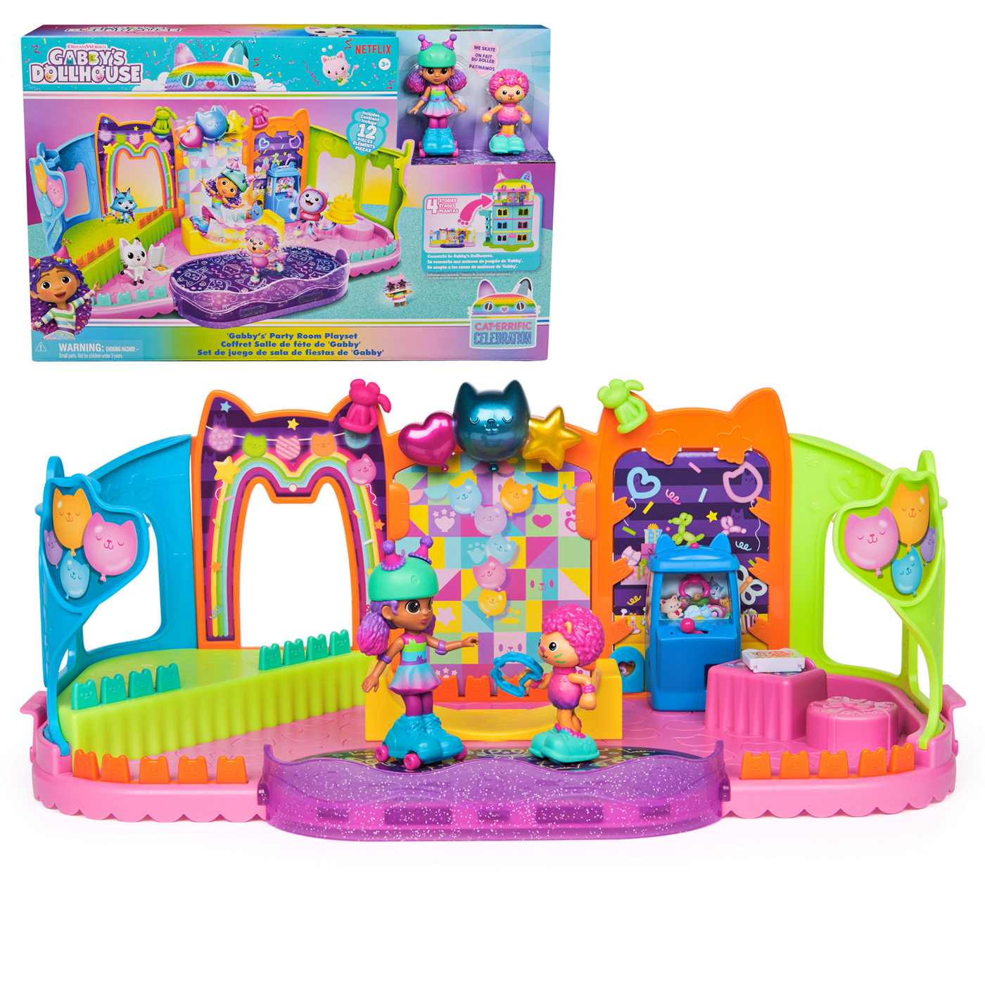 Gabby's Dollhouse Party Room Playset; image 2 of 4