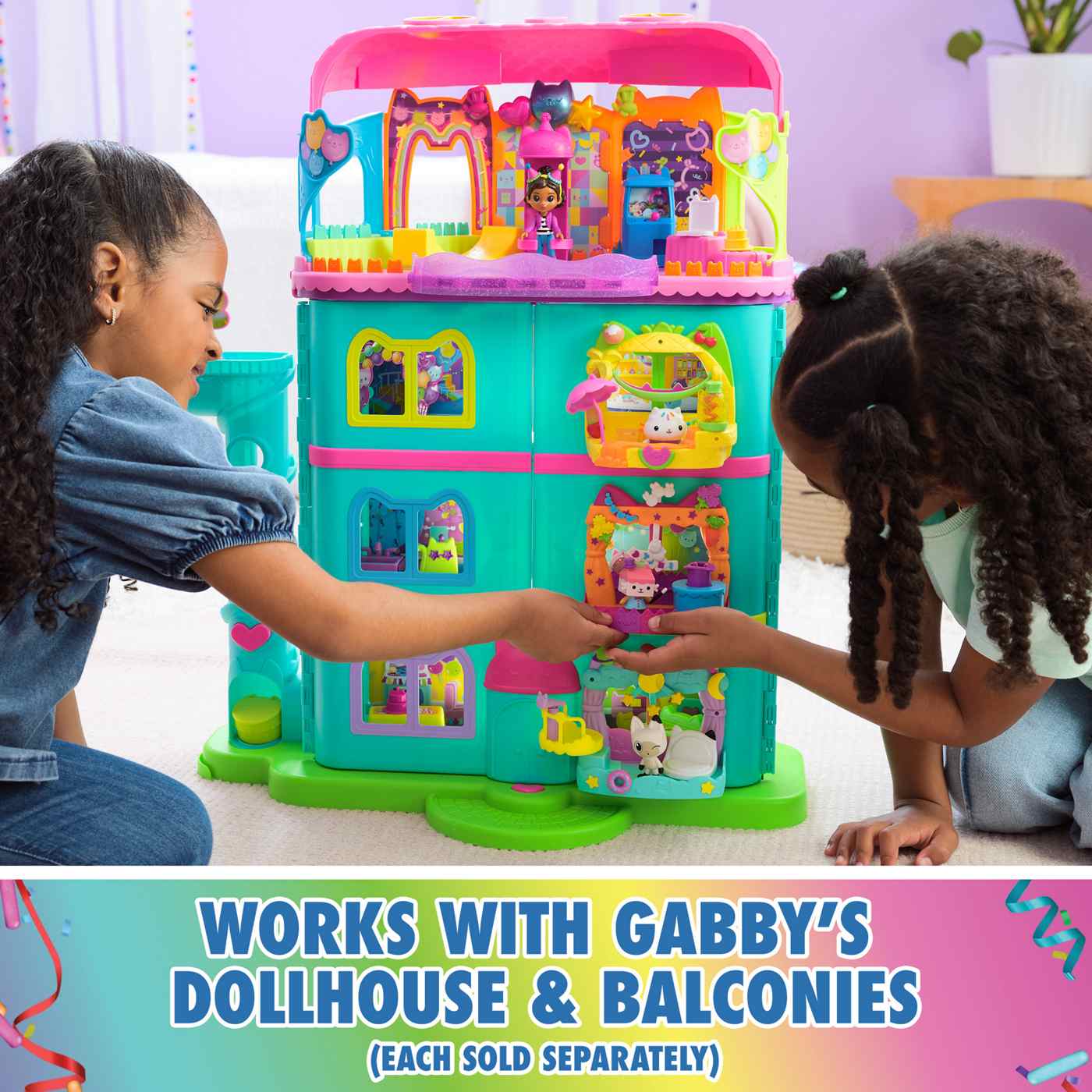 Gabby's Dollhouse Party Room Playset; image 3 of 4