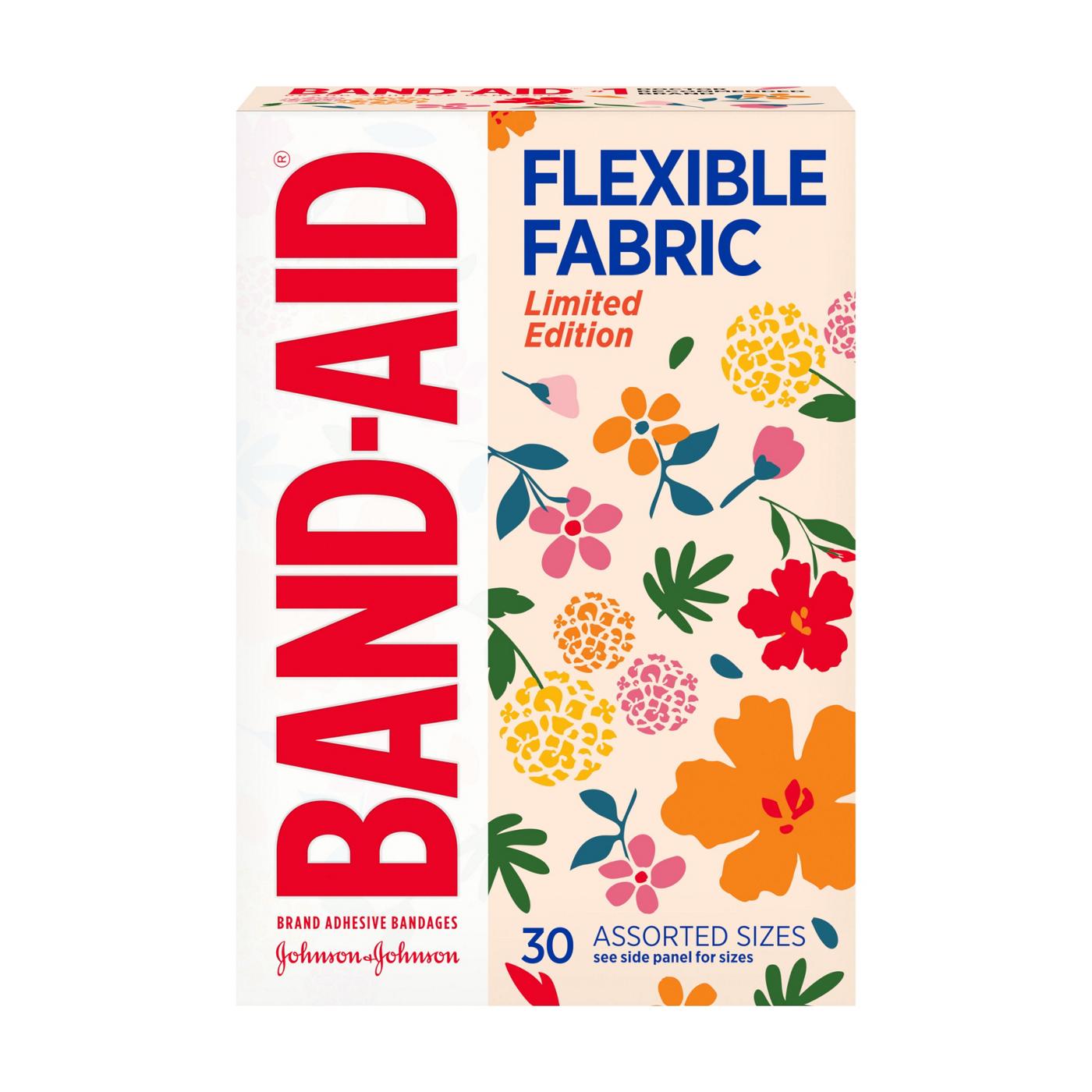 Band-Aid Brand Limited Edition Flexible Fabric Wildflower Bandages; image 1 of 3