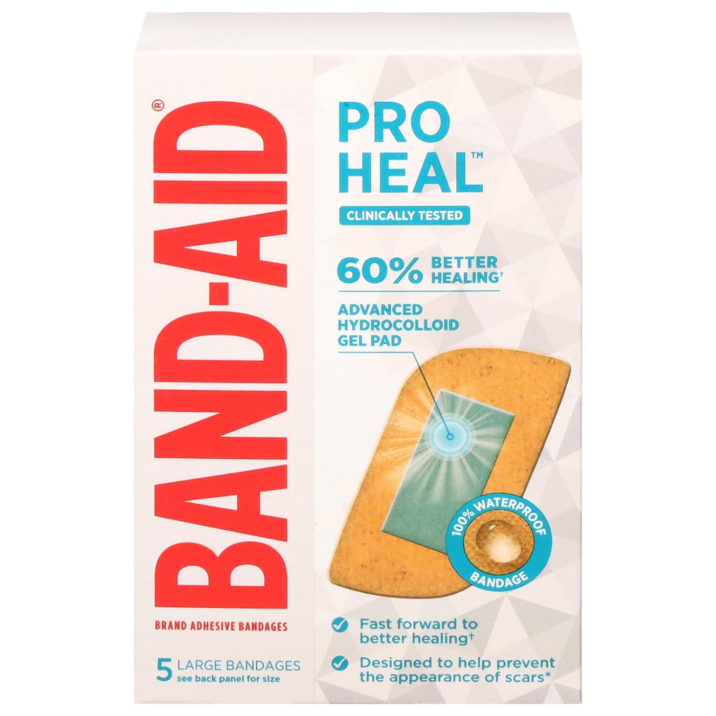 Band-Aid Brand Pro Heal Large Bandages; image 1 of 3