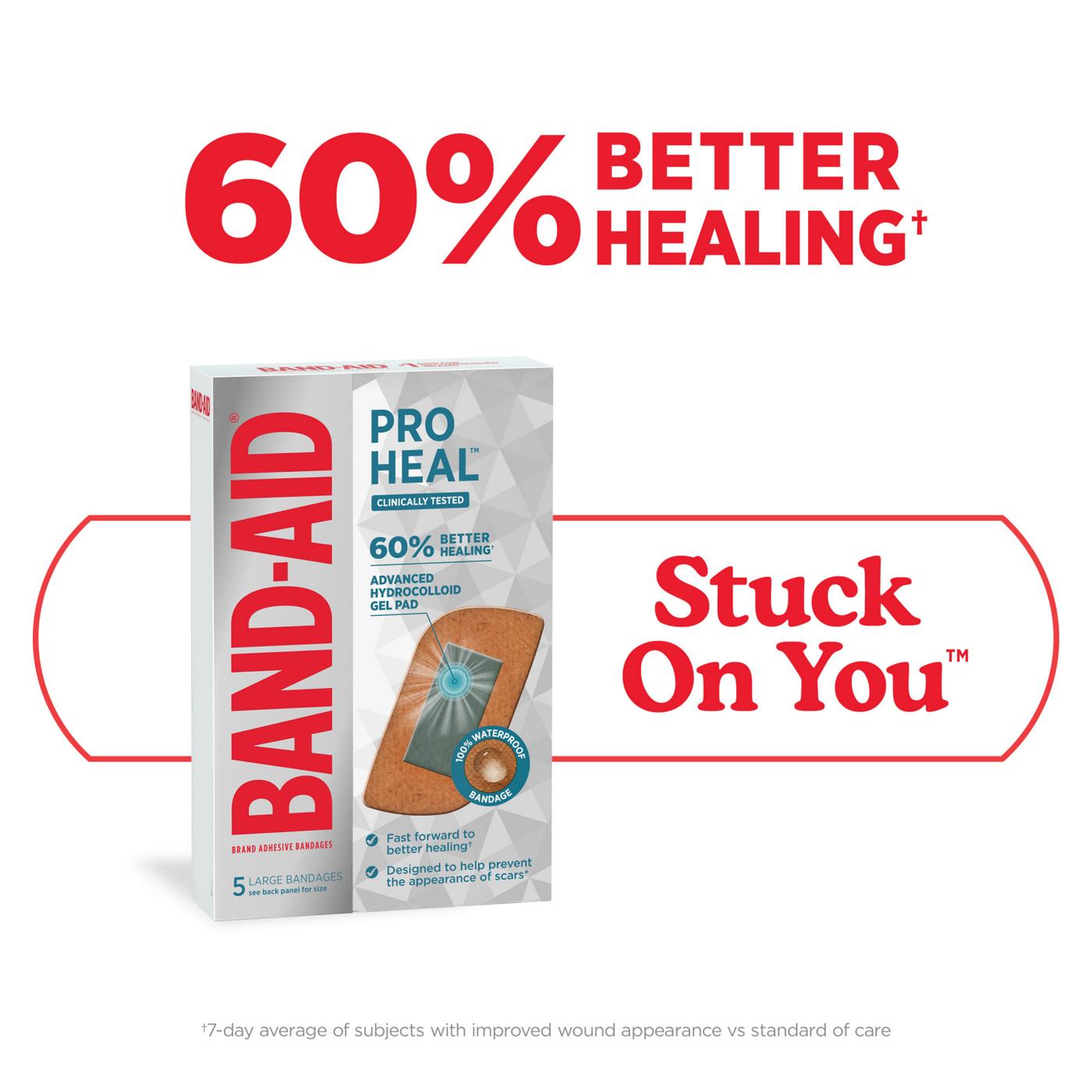 Band-Aid Pro Heal Gel Bandages - Large; image 5 of 8